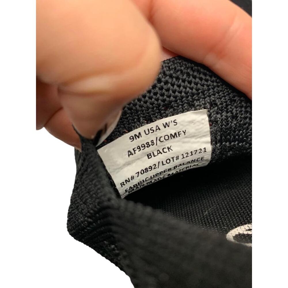 Apana Inhale Women’s Comfy Slip On Black‎ Sneaker Shoes 9 #AF9988 - Picture 7 of 8